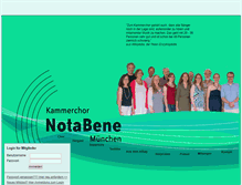 Tablet Screenshot of kammerchor-notabene.de